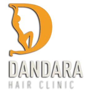 Logotipo da Dandara Hair Clinic, especialista em prótese capilar em Salvador, Bahia.